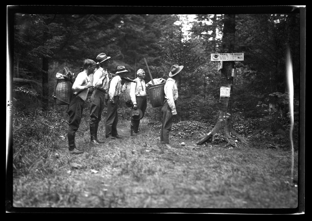 Hiking up Mount Marcy, c. 1930 page 1