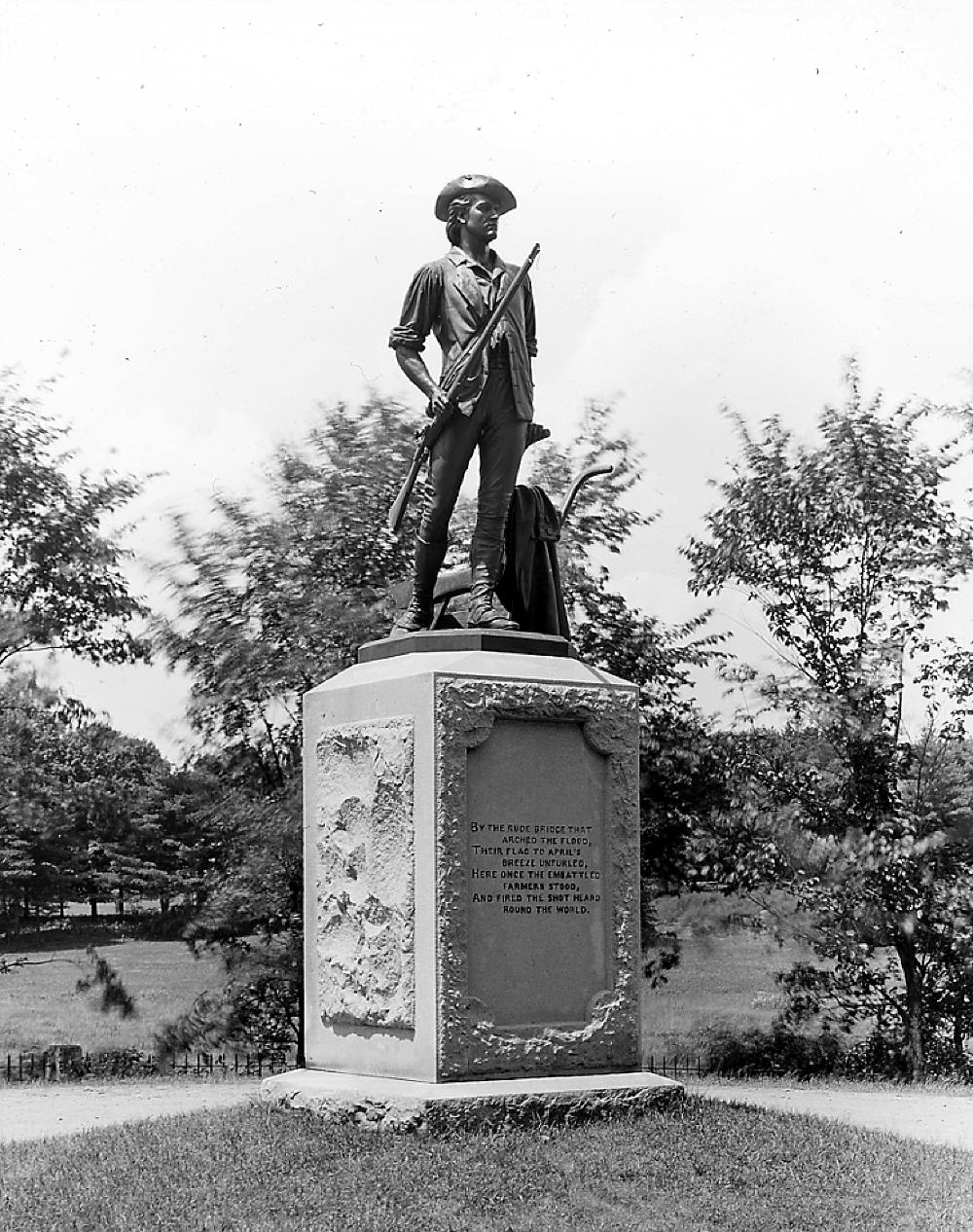Minute Man Statue, Concord, Massachusetts, Dedicated in 1875 page 1