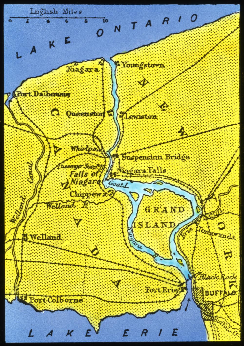Map of the Niagara River and the Welland Canal, c. 1900 page 1