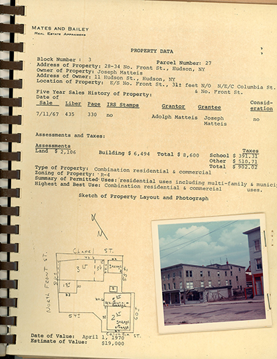 Load Appraisal for 34 North Front Street in Main Document Viewer
