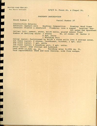Load Appraisal for 34 North Front Street in Main Document Viewer
