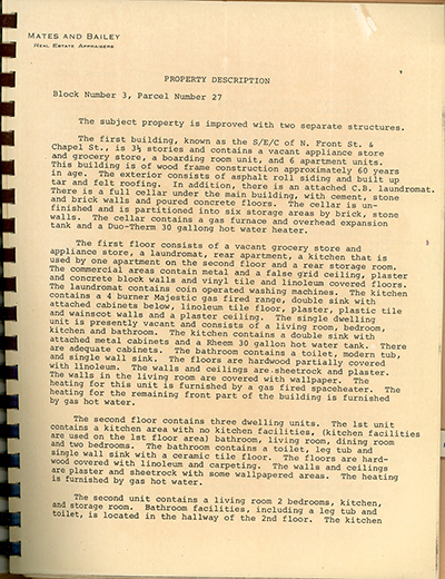 Load Appraisal for 34 North Front Street in Main Document Viewer