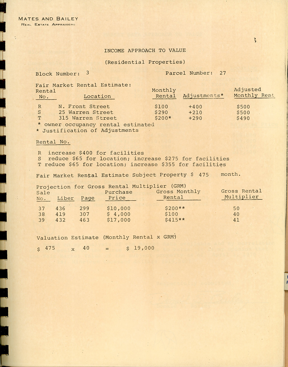 Appraisal for 34 North Front Street page 8