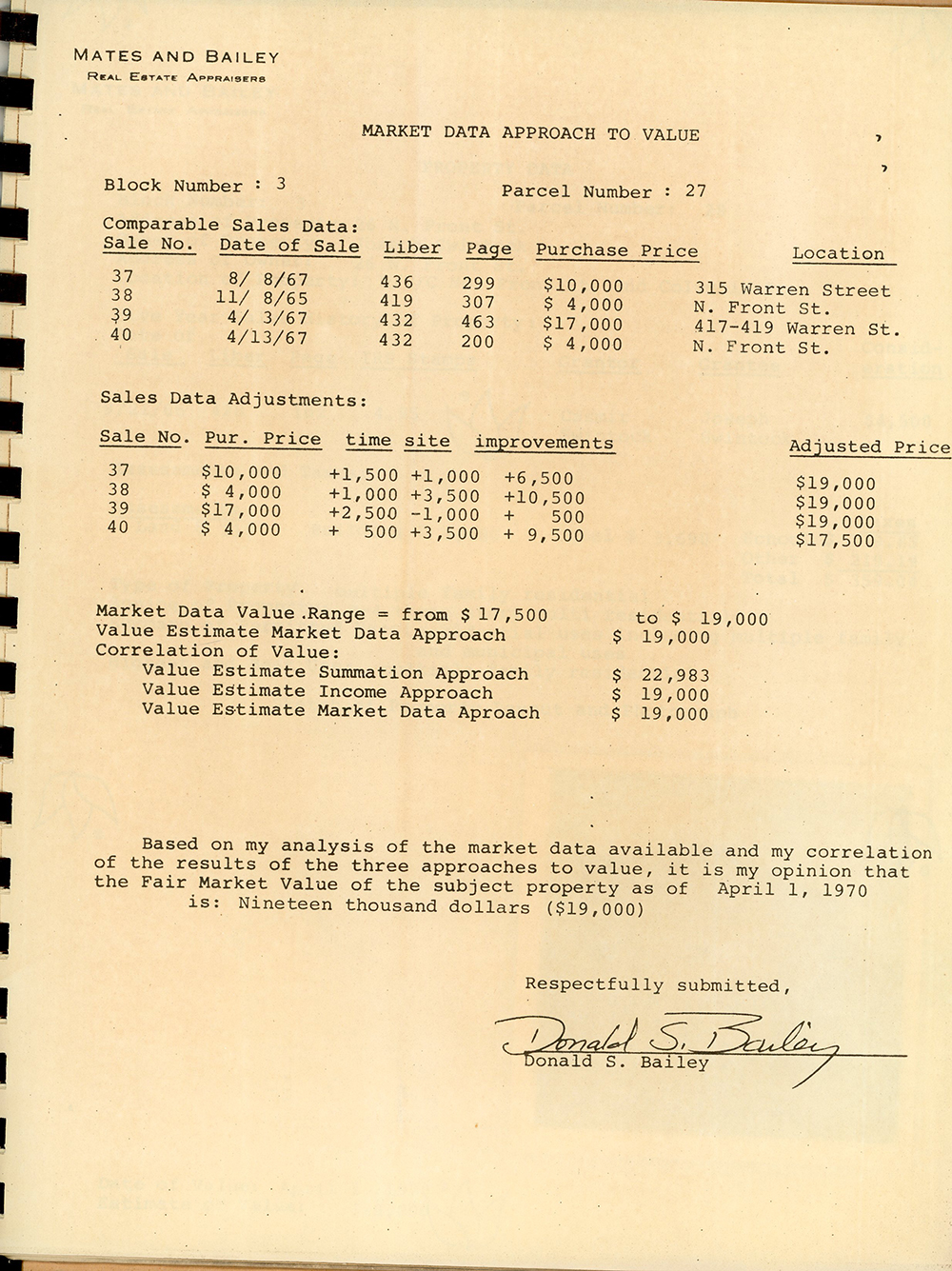 Appraisal for 34 North Front Street page 9