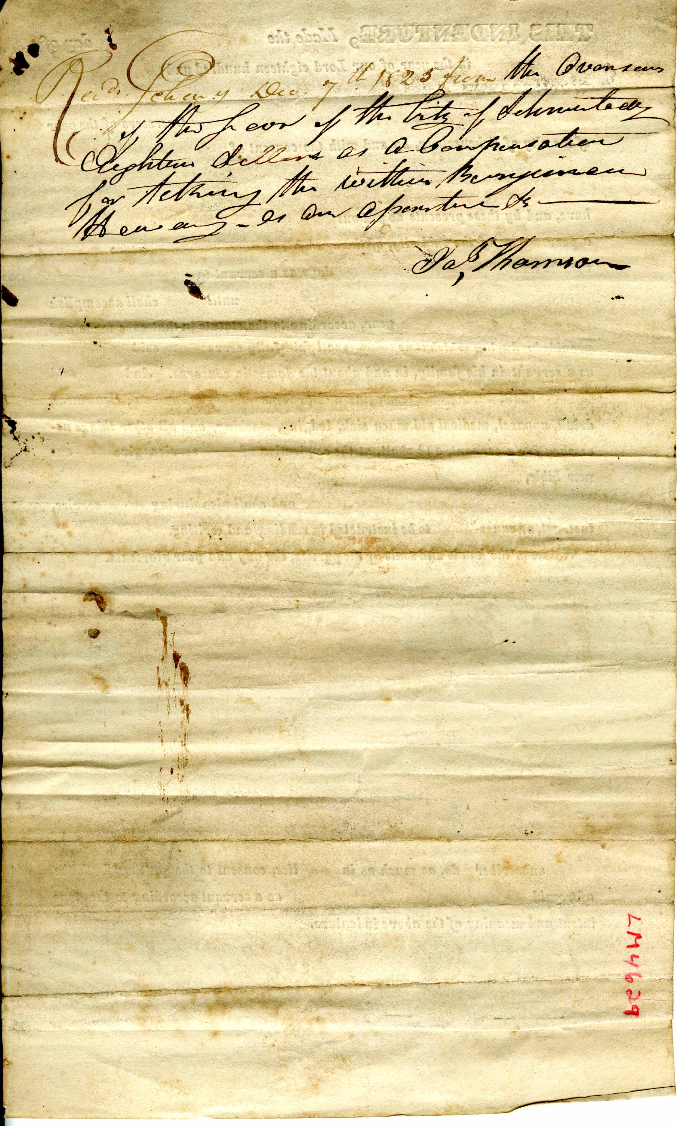 Indenture for Holway, Aged 4 page 2