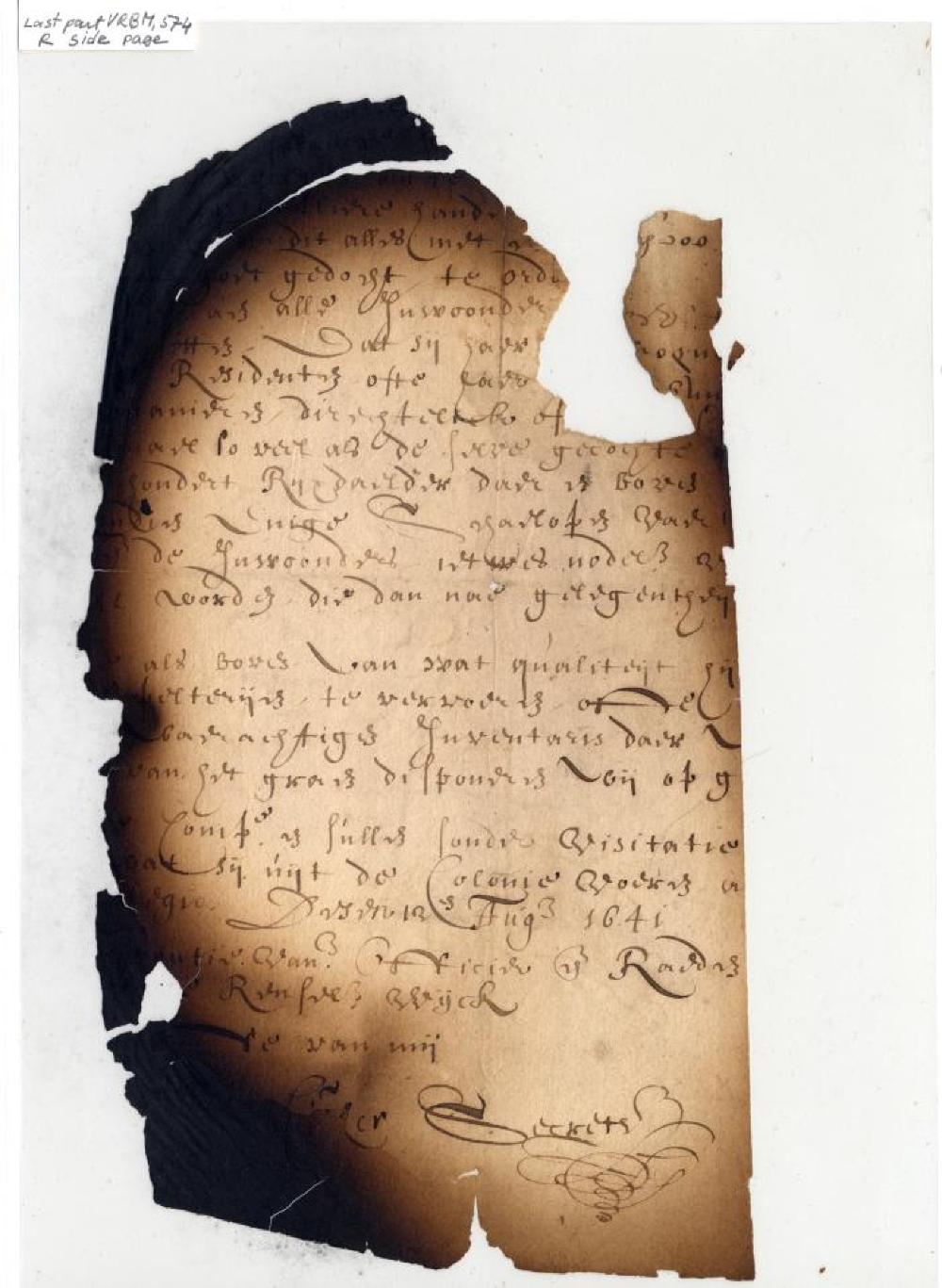 Ordinance of the Colony of Rensselaerswyck Regulating Trade, August 12, 1641 page 2