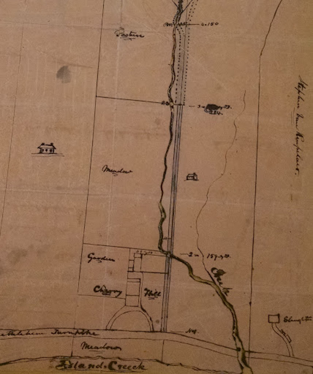 Map of Cherry Hill, 1835 page 1