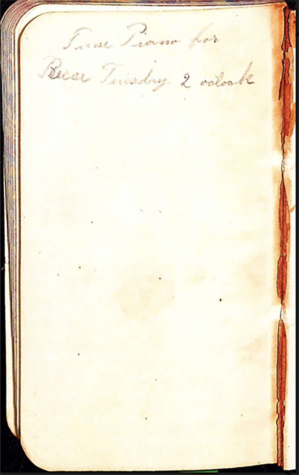 Address Book Belonging to William James Knapp, 1860-1885 page 2