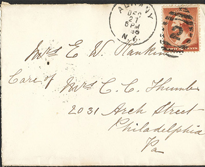 Load Letter from Margaret O'Shaugnessy to Catherine Bogart Putman Rankin, December 27, 1885 in Main Document Viewer