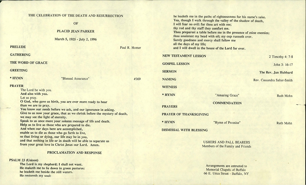 Parker, Placid page 2