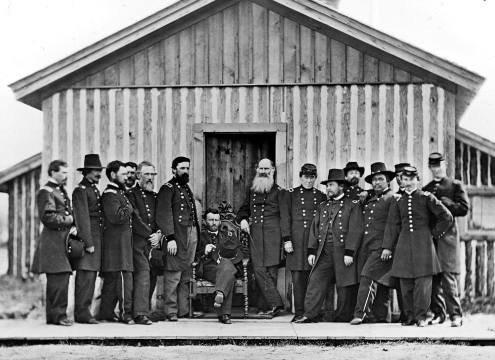 General Grant and Officers, Civil War, c. 1860s page 1