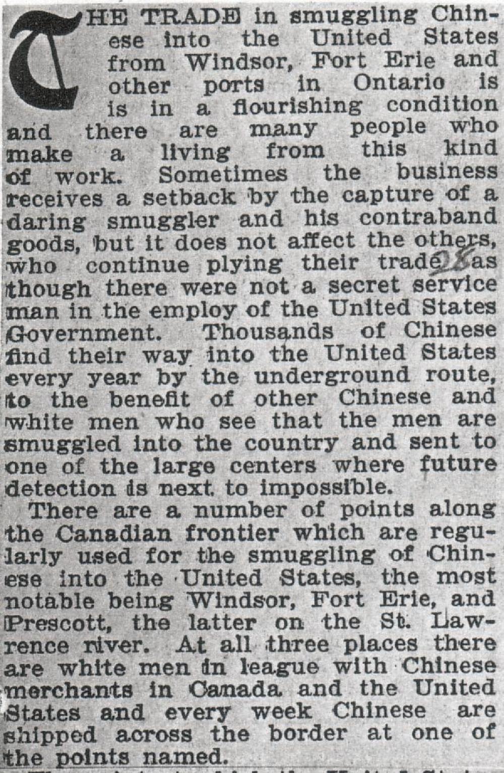 Excerpt, Buffalo Express, "Wily Tricks," Buffalo, New York, 1904 page 1