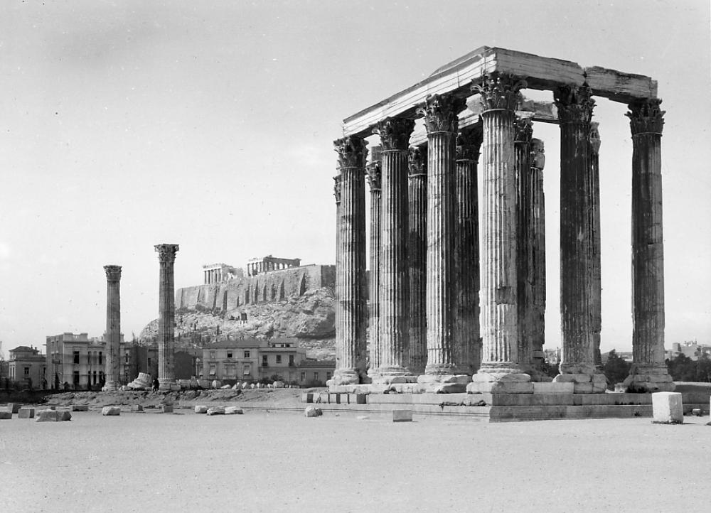 Columns of Olympeum, or Temple of Jupiter, Athens, Greece, 1926 page 1