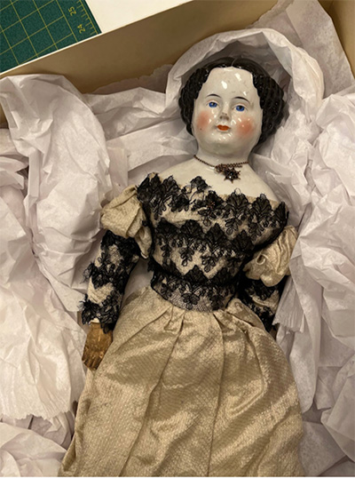 Doll, c. 1860 thumbnail page 1