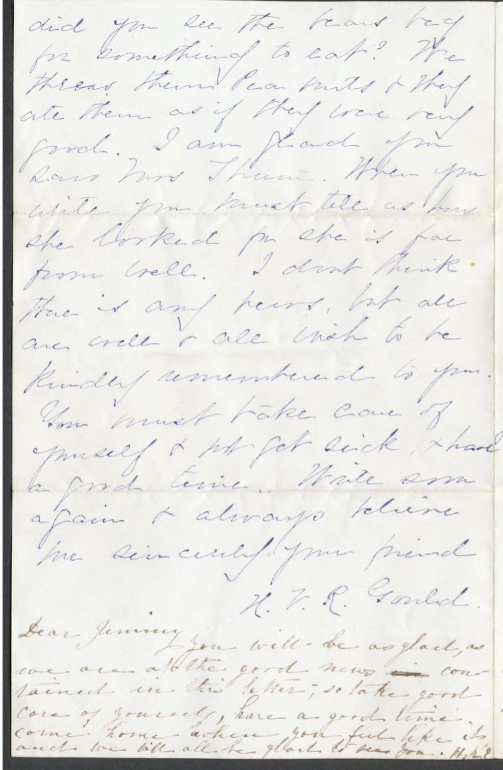 Letter from Harriet Maria Van Rensselaer Elemendorf and Harriet Elmendorf Gould to William James Knapp, July 7, 1880 page 3