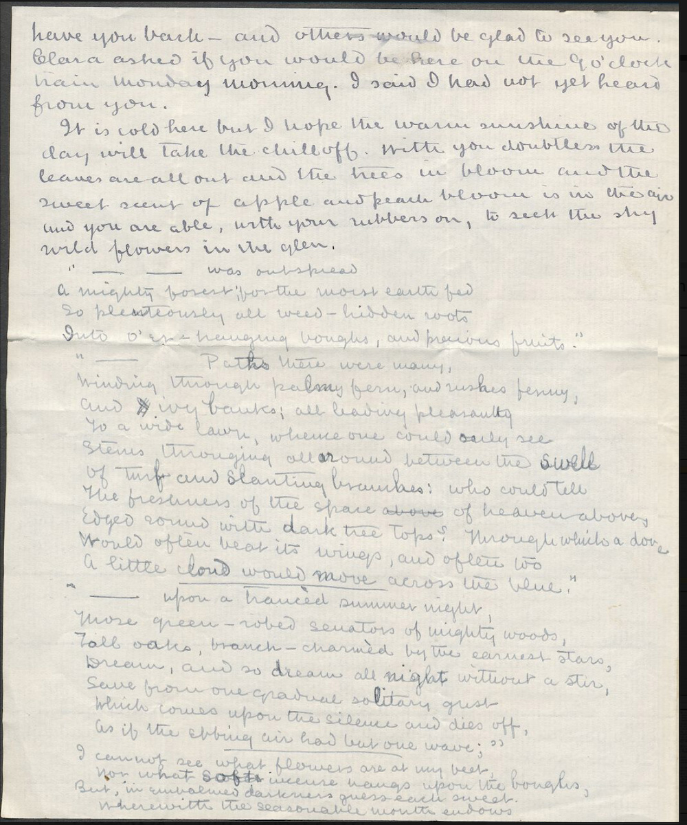 Letter from Edward W. Rankin to Catherine Bogart Putman Rankin, May 2, 1885 page 2