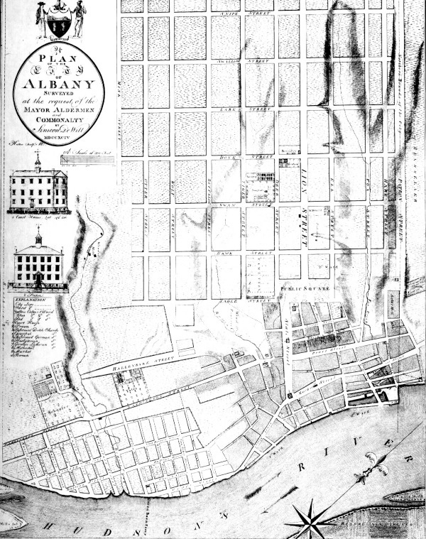 Map of 1794 Albany thumbnail page 1