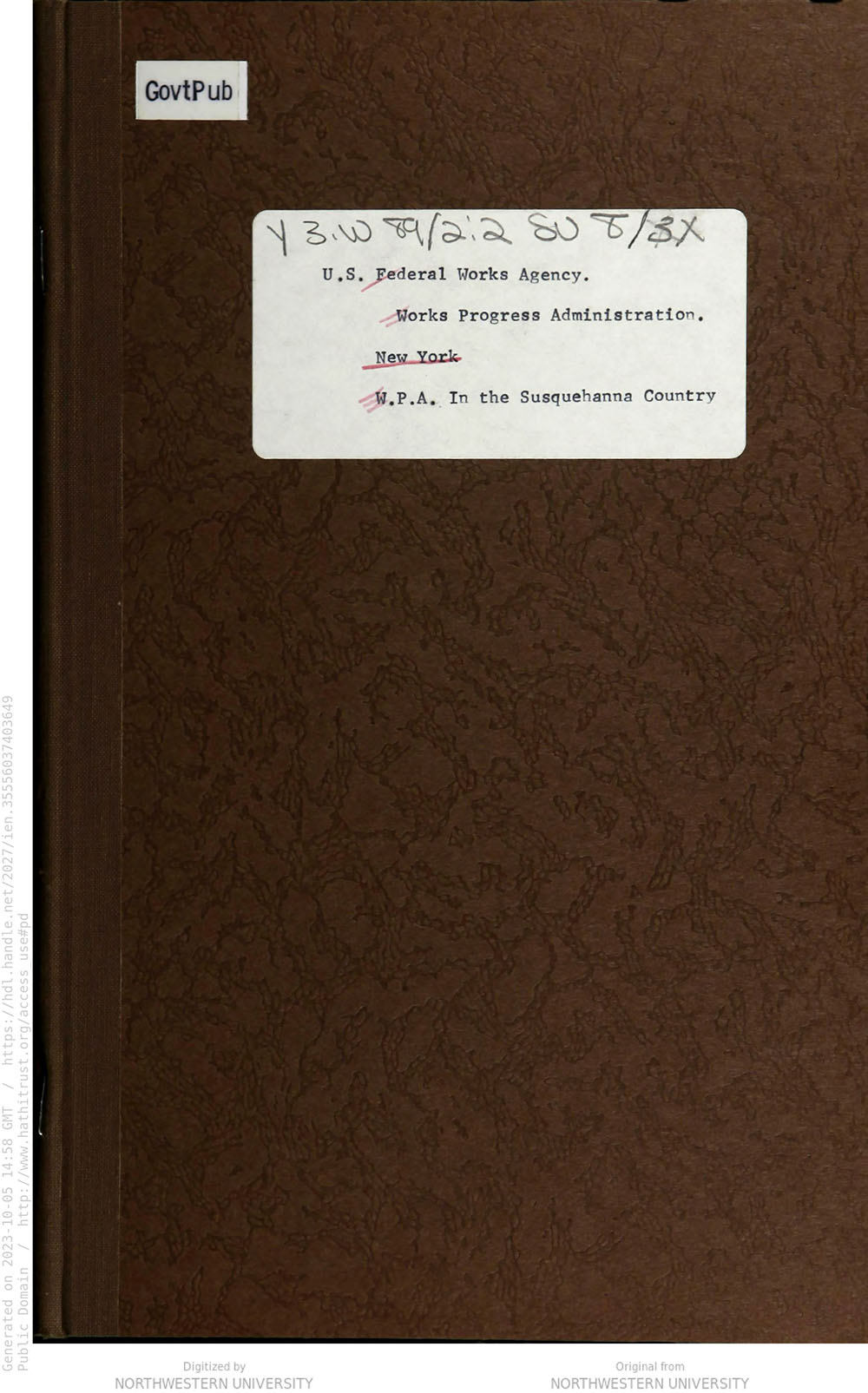 WPA in the Susquehanna Country page 3