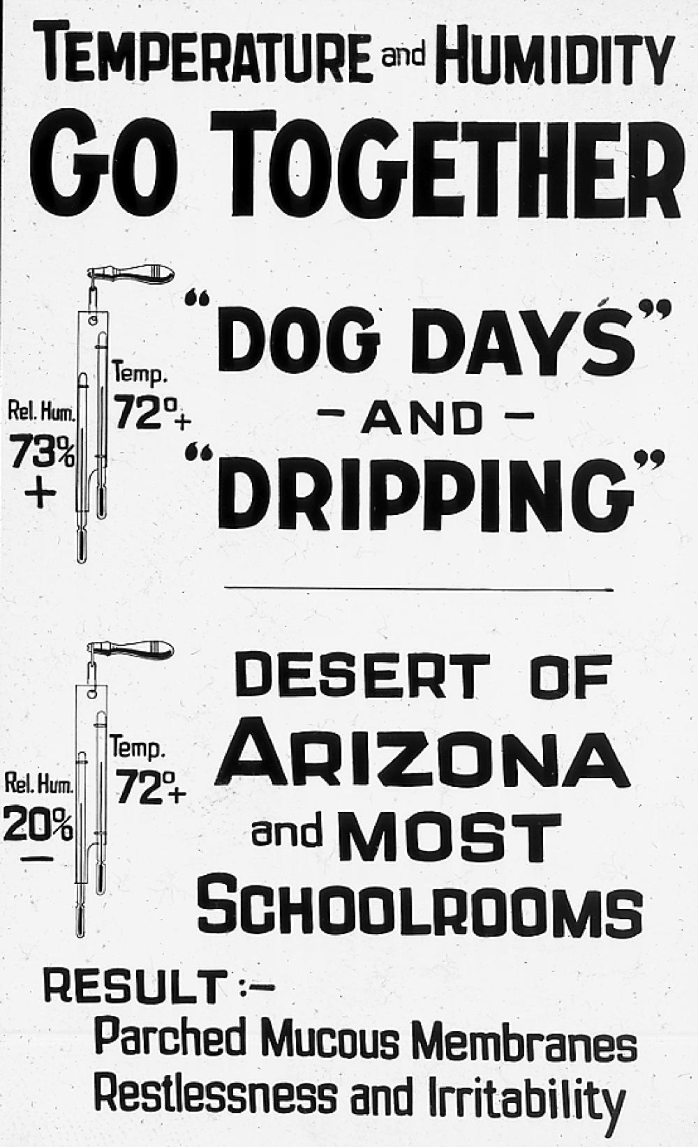 Dog Days and Dripping Poster, c. 1900 page 1