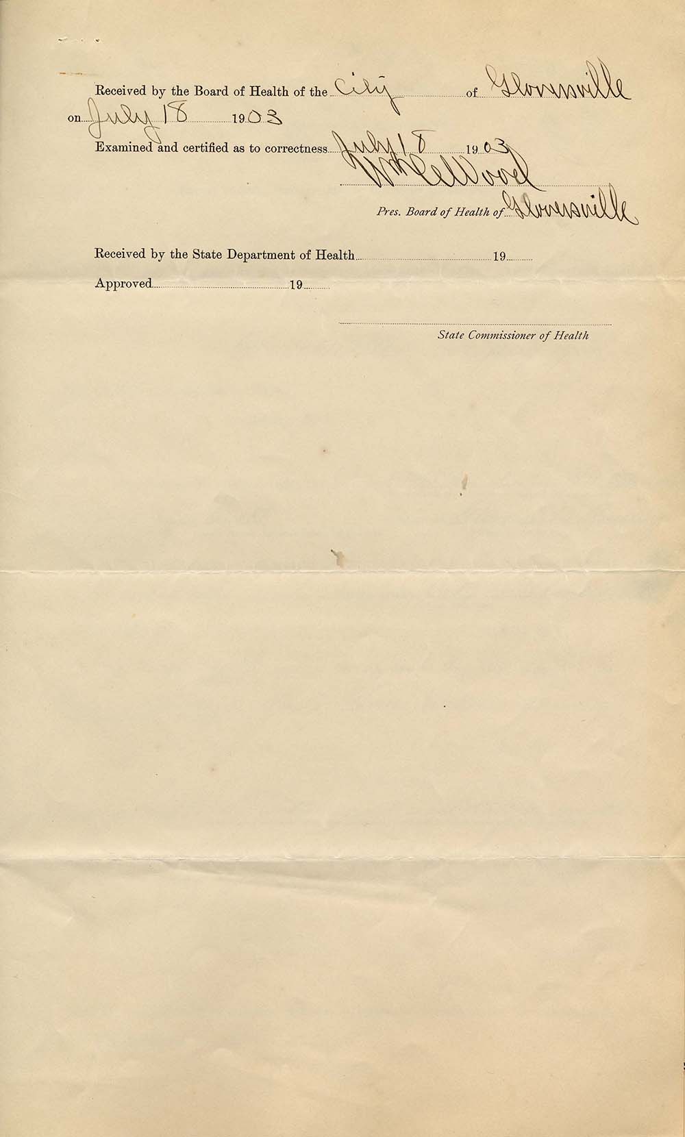 Report of Shop, Factory, Mill or Industrial Establishment for Gloversville Knitting Company Mill page 3