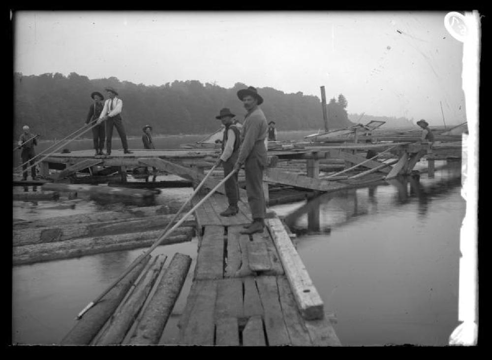 New York State Forest, Fish and Game Commission Logging Operation, c. 1915 page 1