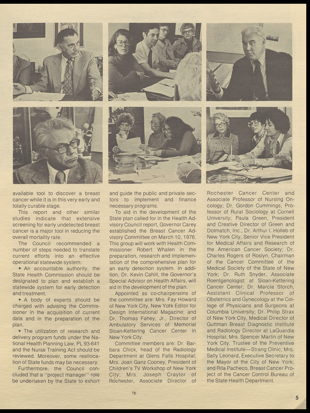 "Women New York" Bi-Monthly News from the Women's Division of the State of New York, Volume 1, Number 4, June/July 1976 page 5