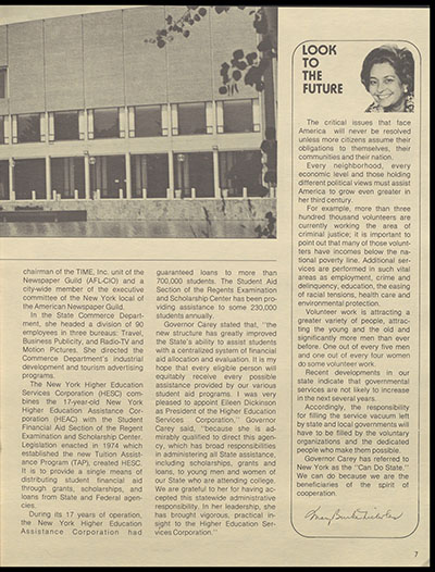 "Women New York" Bi-Monthly News from the Women's Division of the State of New York, Volume 1, Number 4, June/July 1976 page 7