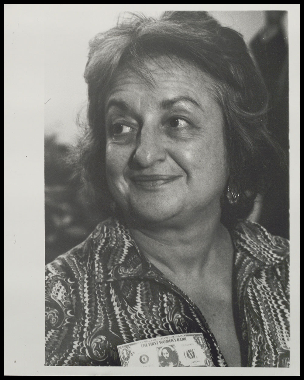 Betty Friedan, Founder of the First Women's Bank page 1