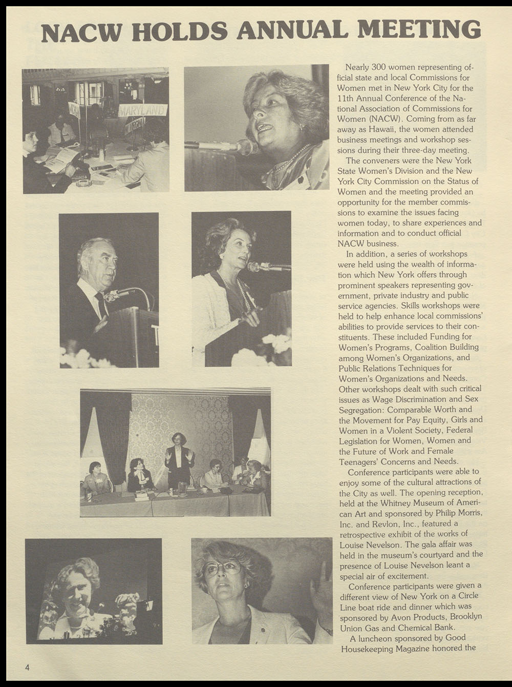 "Women New York" Bi-Monthly News from the Women's Division of the State of New York, Vol. 4, No. 2 page 4