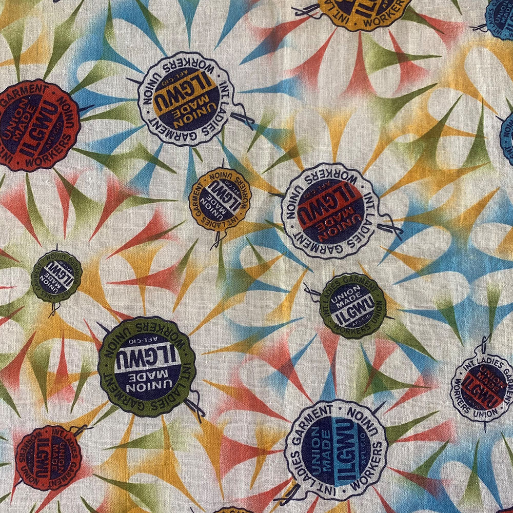 International Ladies Garment Workers Union (ILGWU) Handkerchief page 2