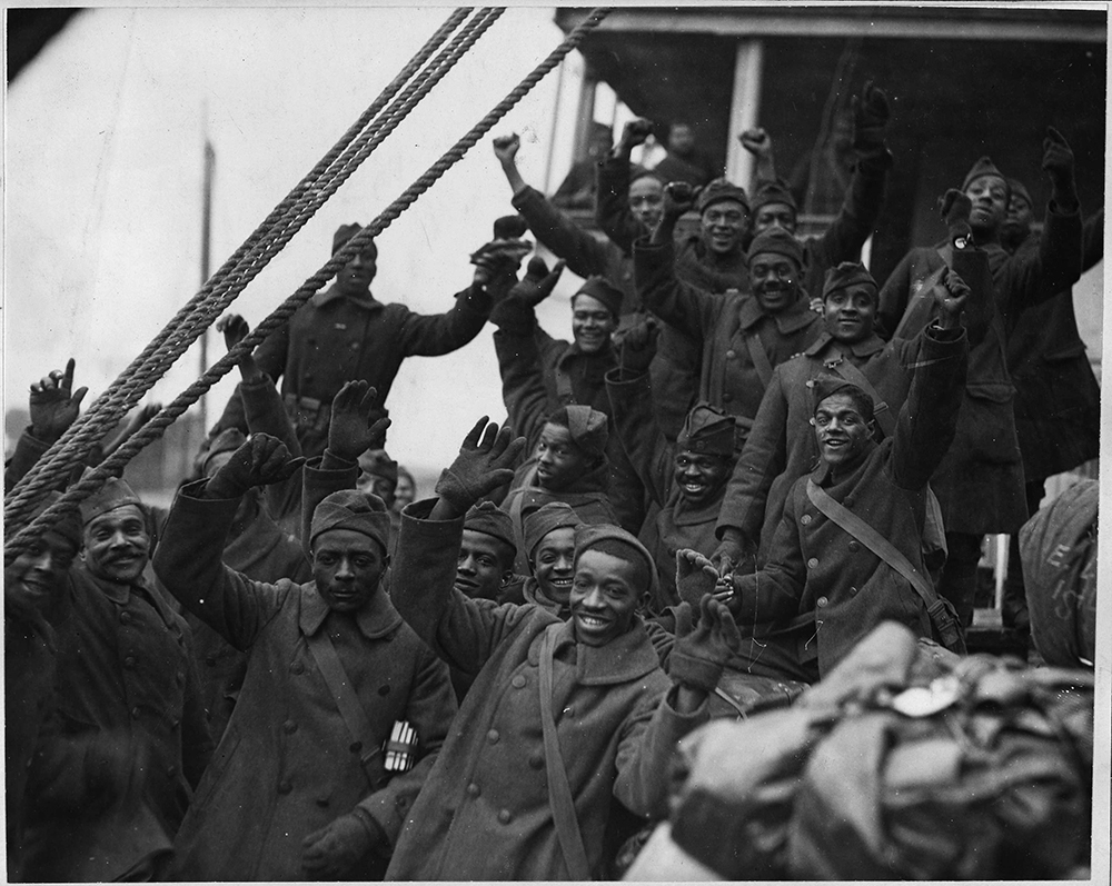 The Famous 369th Regiment Arrives in New York City page 1