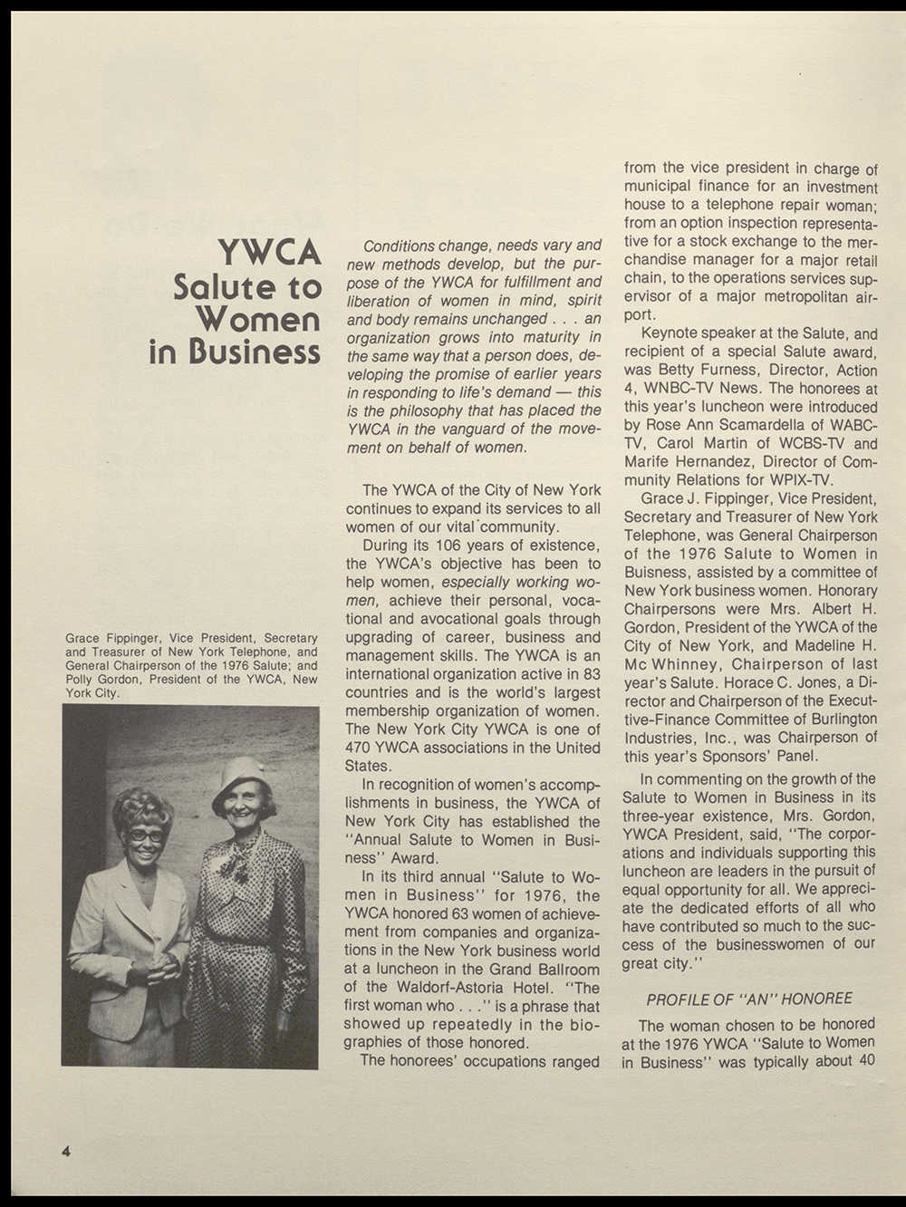"Women New York" Bi-Monthly News from the Women's Division of the State of New York, Volume 3, Number 1, March/April 1978 page 12