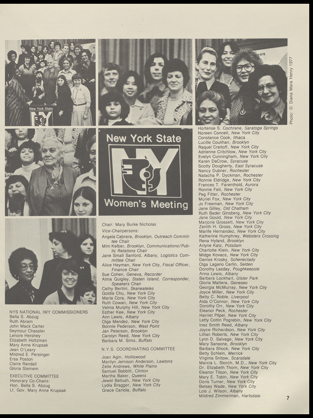 "Women New York" Bi-Monthly News from the Women's Division of the State of New York, Volume 3, Number 1, March/April 1978 page 15