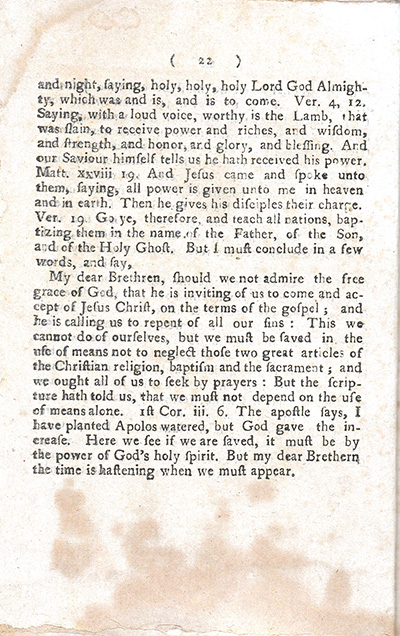 Load Jupiter Hammon, A Winter Piece, 1782 in Main Document Viewer