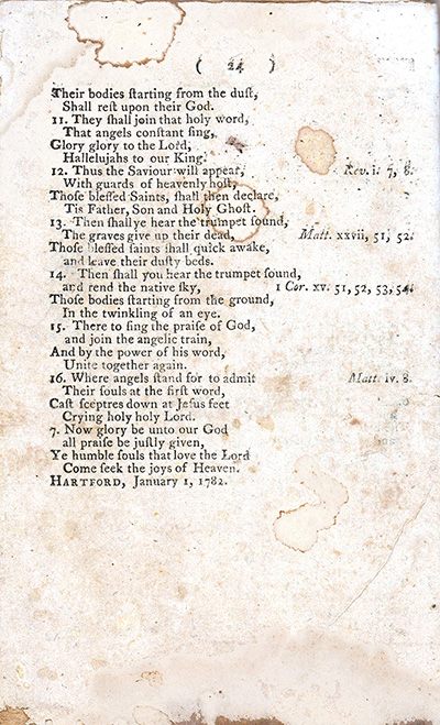 Load Jupiter Hammon, A Winter Piece, 1782 in Main Document Viewer