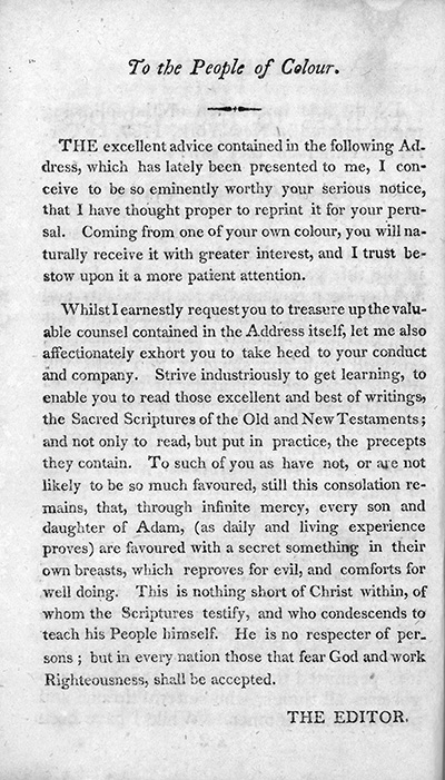 Load Jupiter Hammon, An Address to the Negroes of New York State in Main Document Viewer