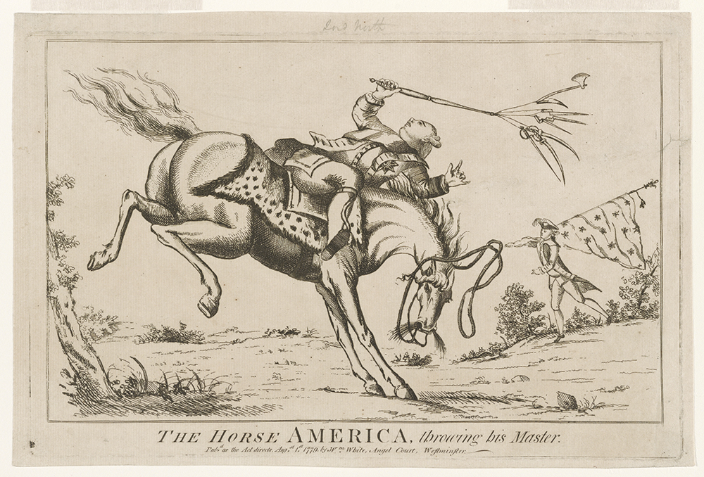 The horse America, throwing his master page 1