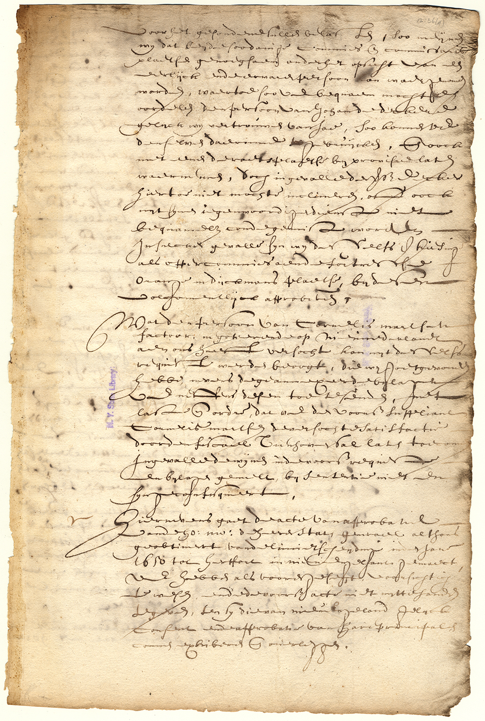 Letter from the Directors to the Director General and Council of New Netherland, March 13, 1656 page 7