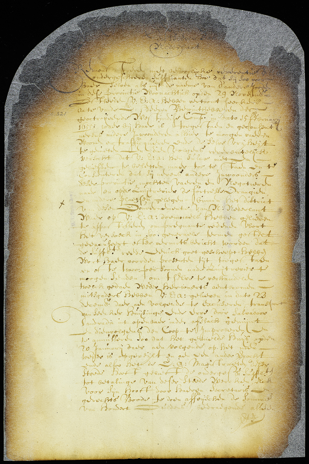 Petition of Abraham de Lucena, Jacob Cohen Henricque, Salvador Dandrada, Joseph Dacosta, and David Frera, Jews, for the same rights in trade and real estate as other citizens page 1