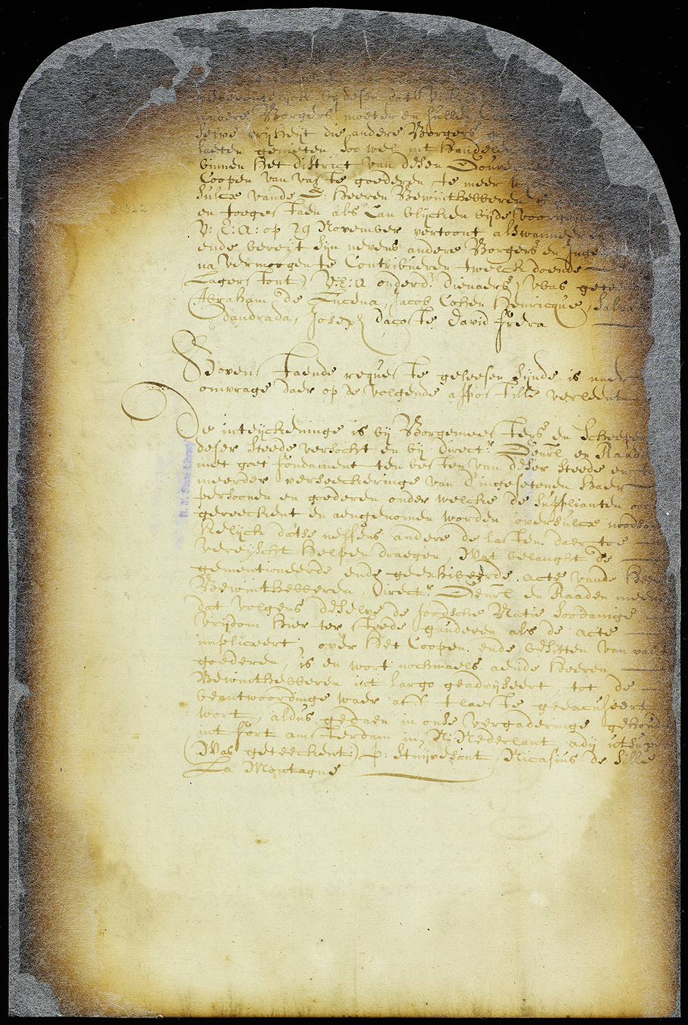 Petition of Abraham de Lucena, Jacob Cohen Henricque, Salvador Dandrada, Joseph Dacosta, and David Frera, Jews, for the same rights in trade and real estate as other citizens page 2
