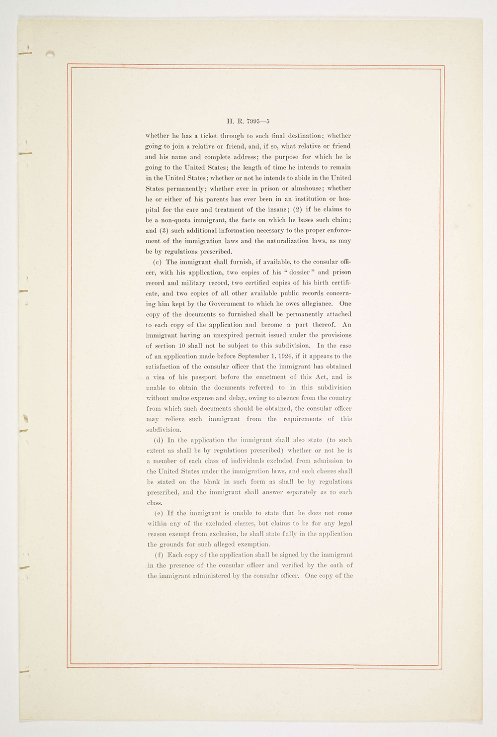 Immigration Act of 1924 page 18