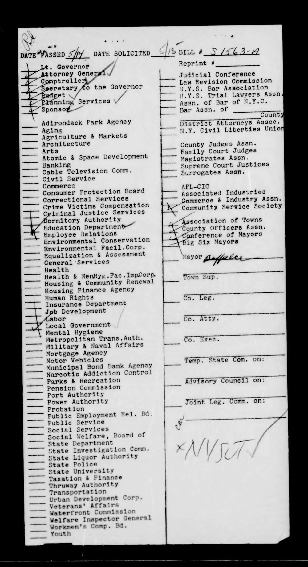 Governor's Bill Jacket, Laws from 1974, Chapter 1052 page 8