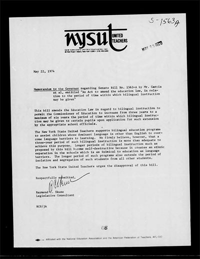 Load Governor's Bill Jacket, Laws from 1974, Chapter 1052 in Main Document Viewer
