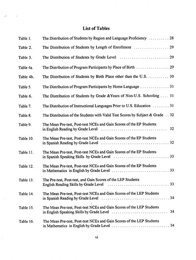 Load The Annual Report of the Two-Way Bilingual Education Program for the 1992 - 93 Program Year in Main Document Viewer