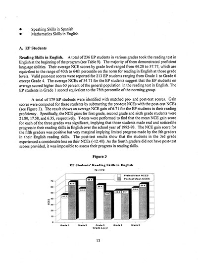 Load The Annual Report of the Two-Way Bilingual Education Program for the 1992 - 93 Program Year in Main Document Viewer
