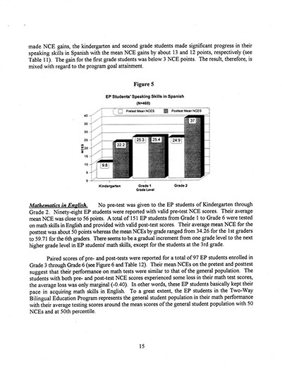 Load The Annual Report of the Two-Way Bilingual Education Program for the 1992 - 93 Program Year in Main Document Viewer