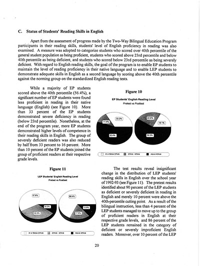 Load The Annual Report of the Two-Way Bilingual Education Program for the 1992 - 93 Program Year in Main Document Viewer
