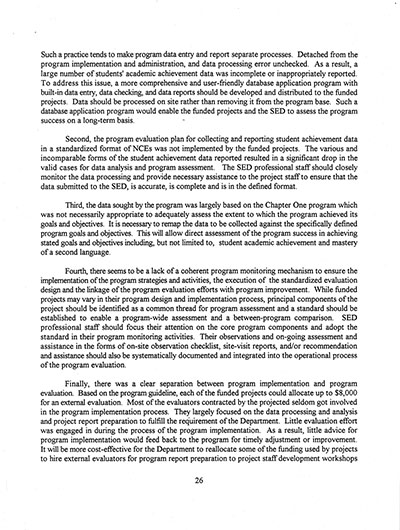 Load The Annual Report of the Two-Way Bilingual Education Program for the 1992 - 93 Program Year in Main Document Viewer