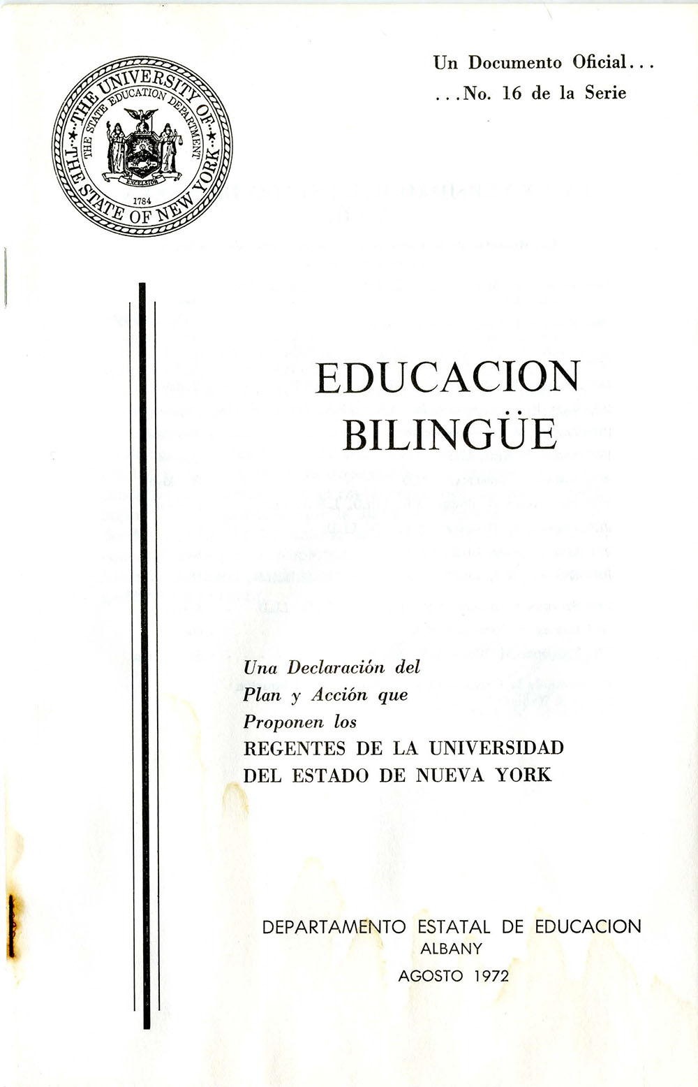"Educación Bilingüe" page 1