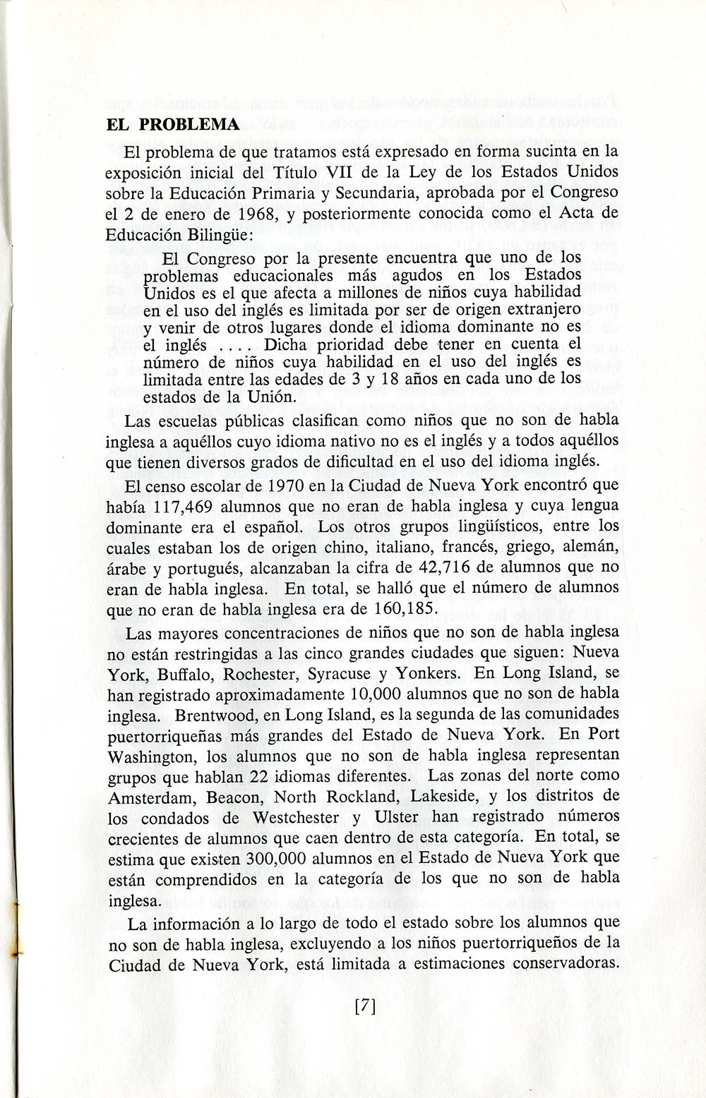 "Educación Bilingüe" page 6
